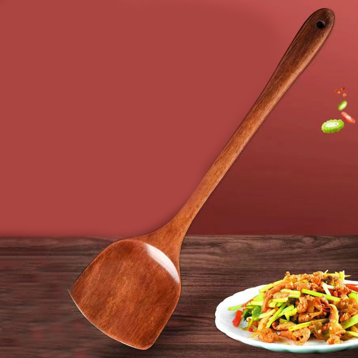 Home Cooking Supplies - 1pcs Home Spatula Wooden Spatula Special