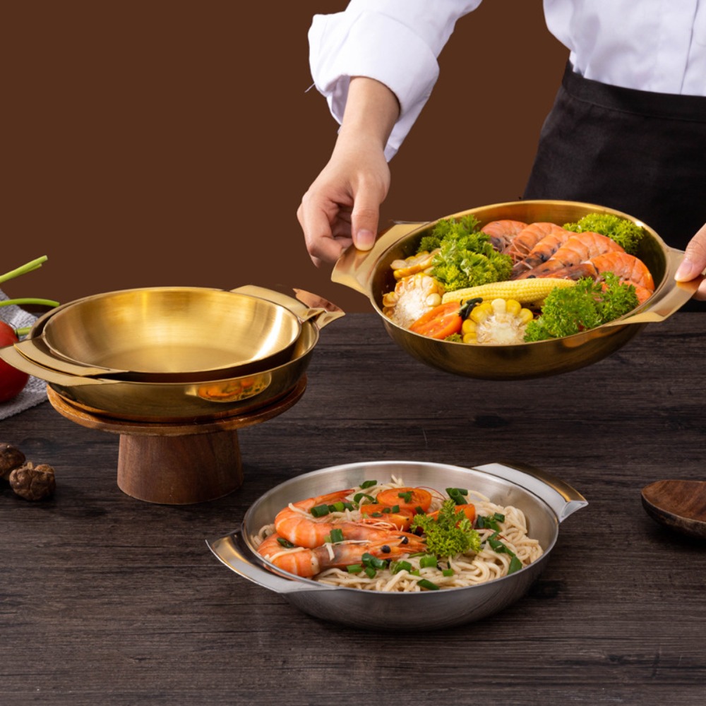 Paella Pan Steel - Paella Pan Stainless Steel Korean Style
