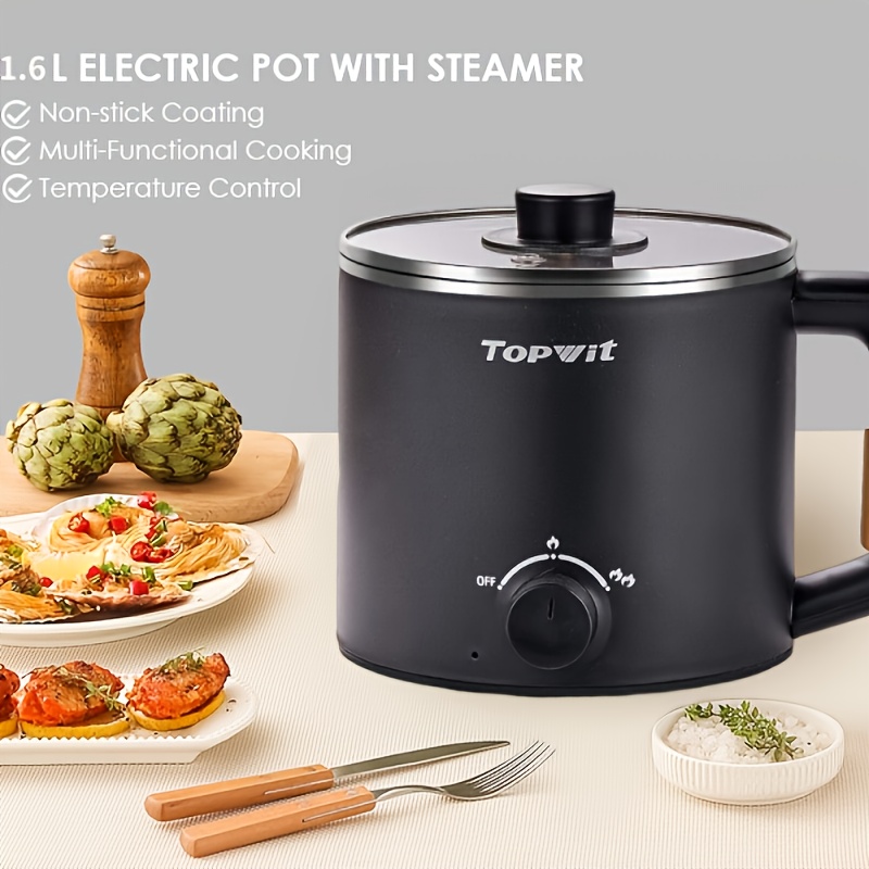 Hot Pot Portable Dual - Electric Hot Pot, 50.72oz Portable Nonstick