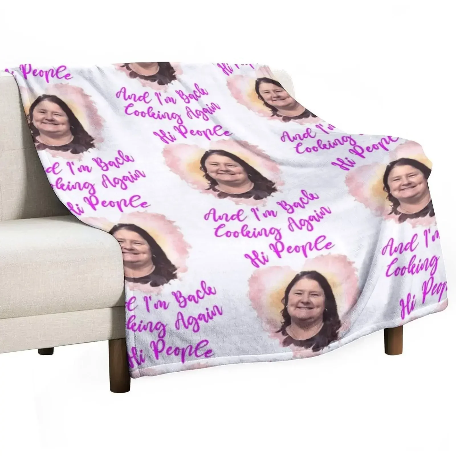 Mom'S Home Cooking - Kay_s Cooking Throw Blanket Cozy Napping