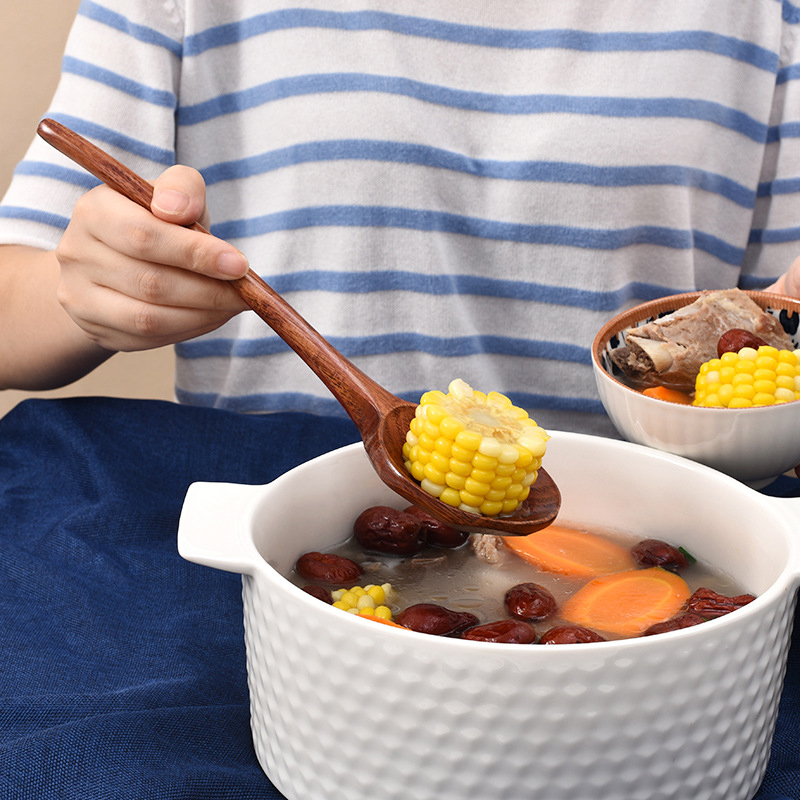 Long Handle Ramen Wooden Spoon - đánh giá và giá Home Cooking Japanese