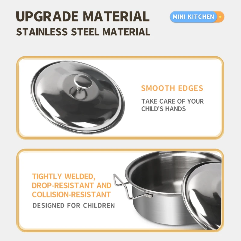 Stainless Steel Kids Kitchen T - đánh giá và giá Paella Pan Steel
