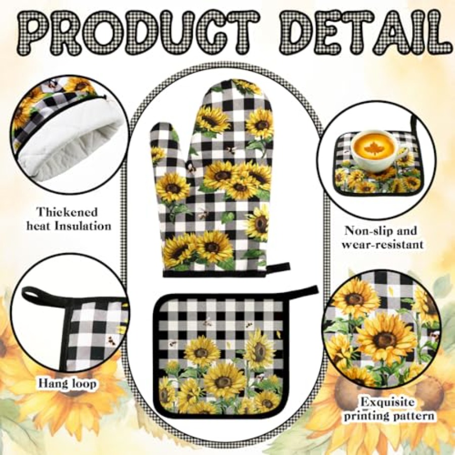 10 Pcs Kitchen Decor Oven Mitt - đánh giá và giá Mom'S Home Cooking