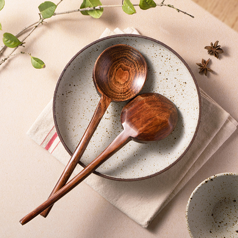 Wooden Spoon With Long Handle  - đánh giá và giá Home Cooking Japanese