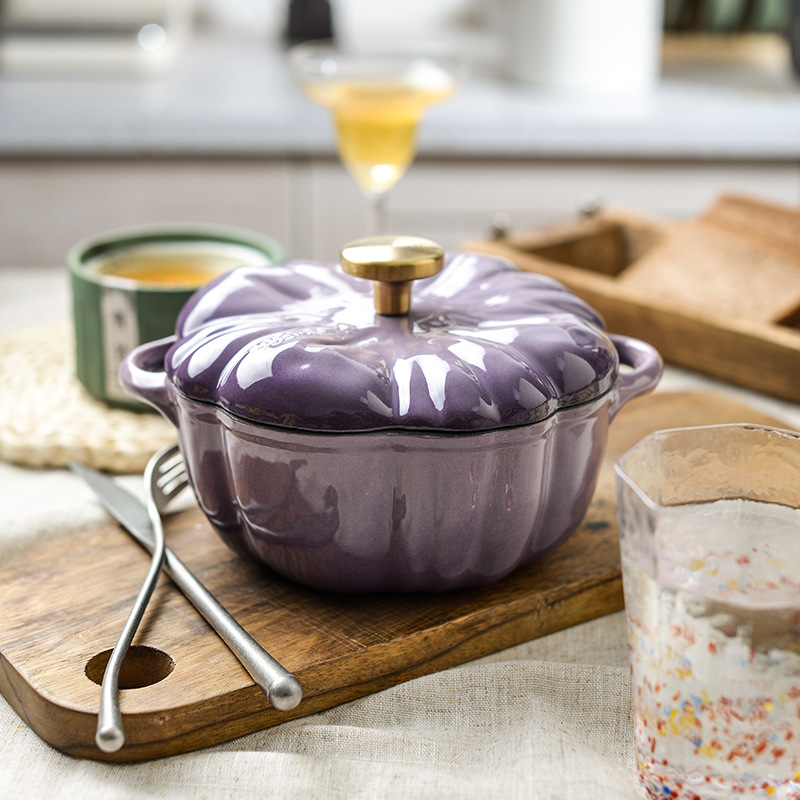 Rust-Proof Cast Iron Pumpkin P - đánh giá và giá Dutch Oven Enamel
