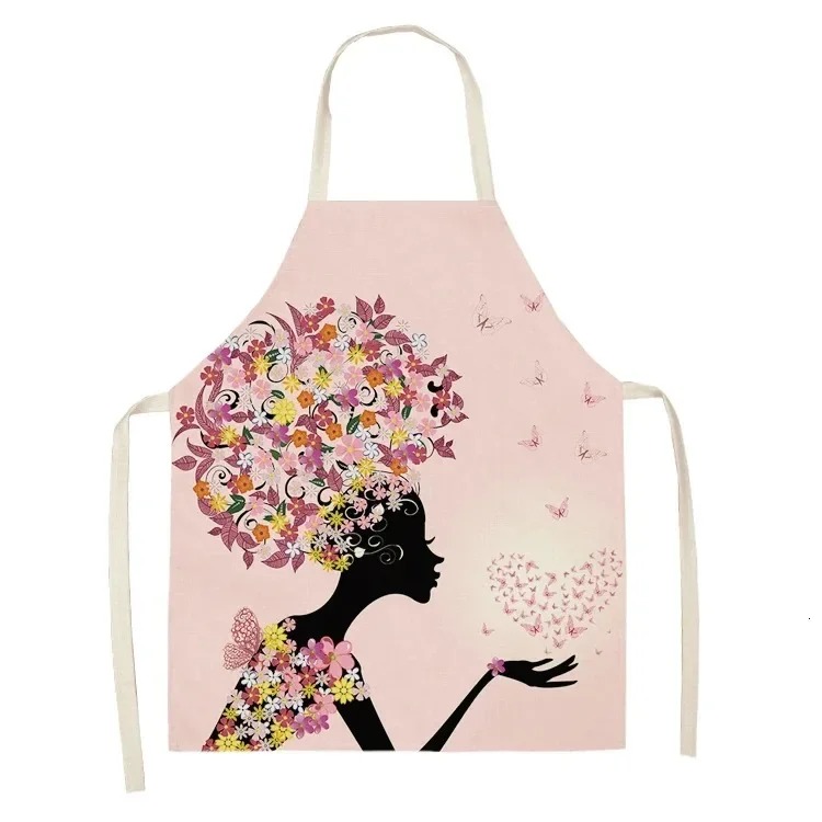 Women Kitchen Apron Floral Gir - đánh giá và giá Home Cooking Supplies
