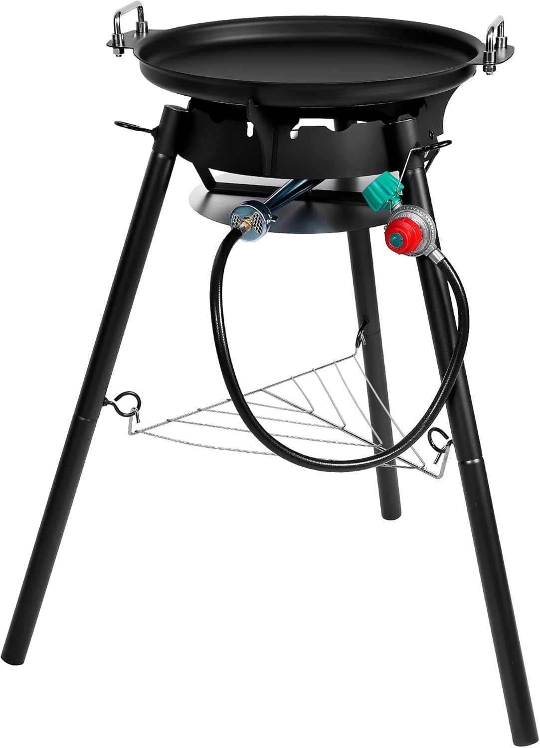 Paella Pan Set with Burner, 16 - đánh giá và giá Paella Pan Steel
