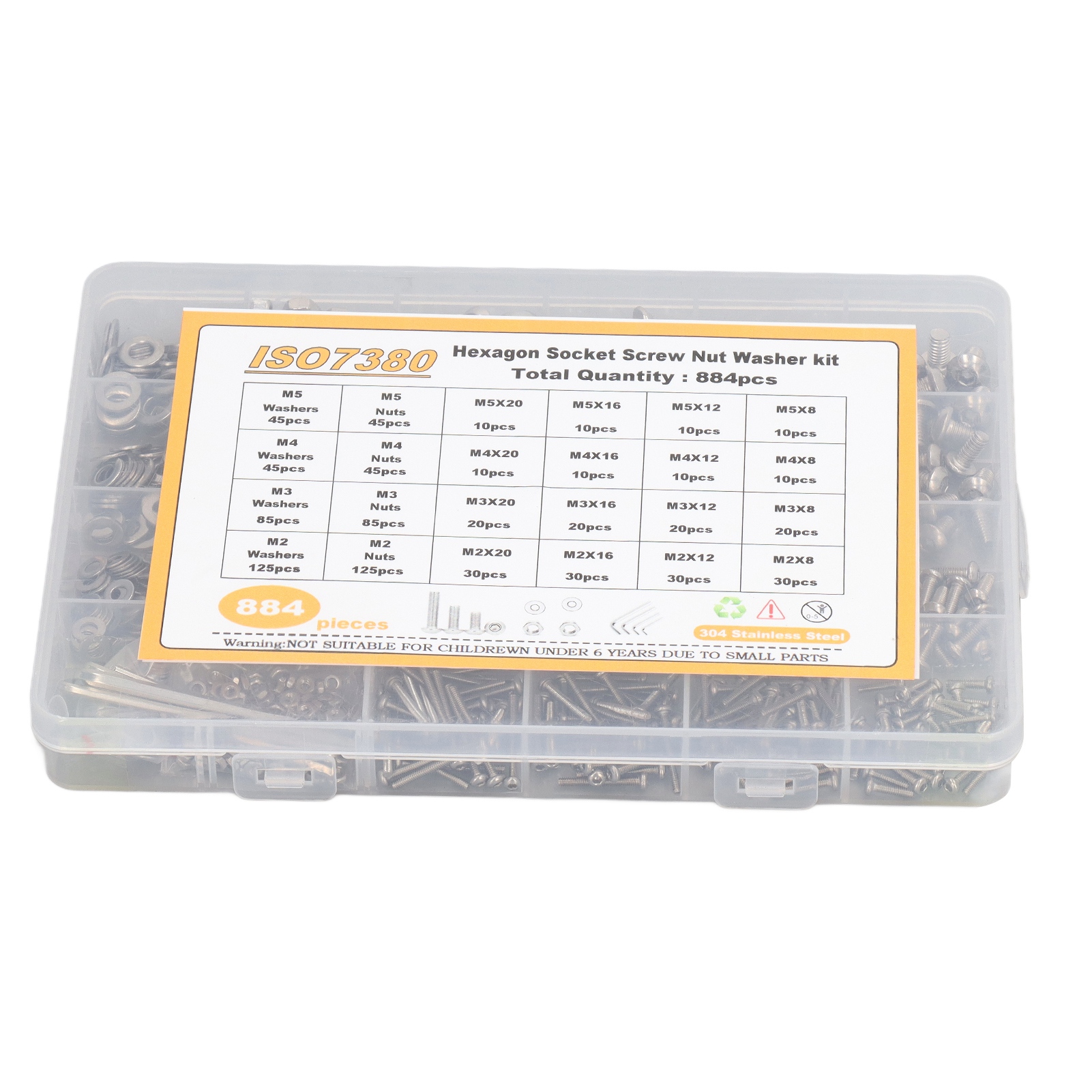 884 Pcs Stainless Steel Screw  - đánh giá và giá Paella Pan Steel