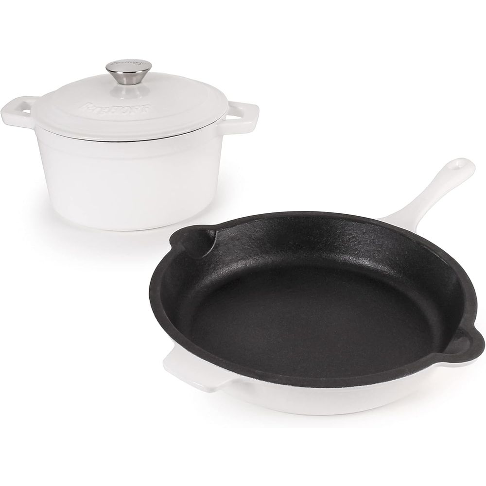 3-Piece Enameled Cast Iron Coo - đánh giá và giá Dutch Oven Enamel