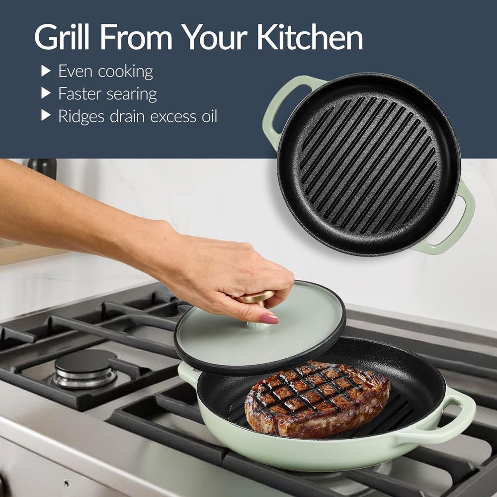 Non-Stick Pot & Pan Cookware S - đánh giá và giá Dutch Oven Enamel