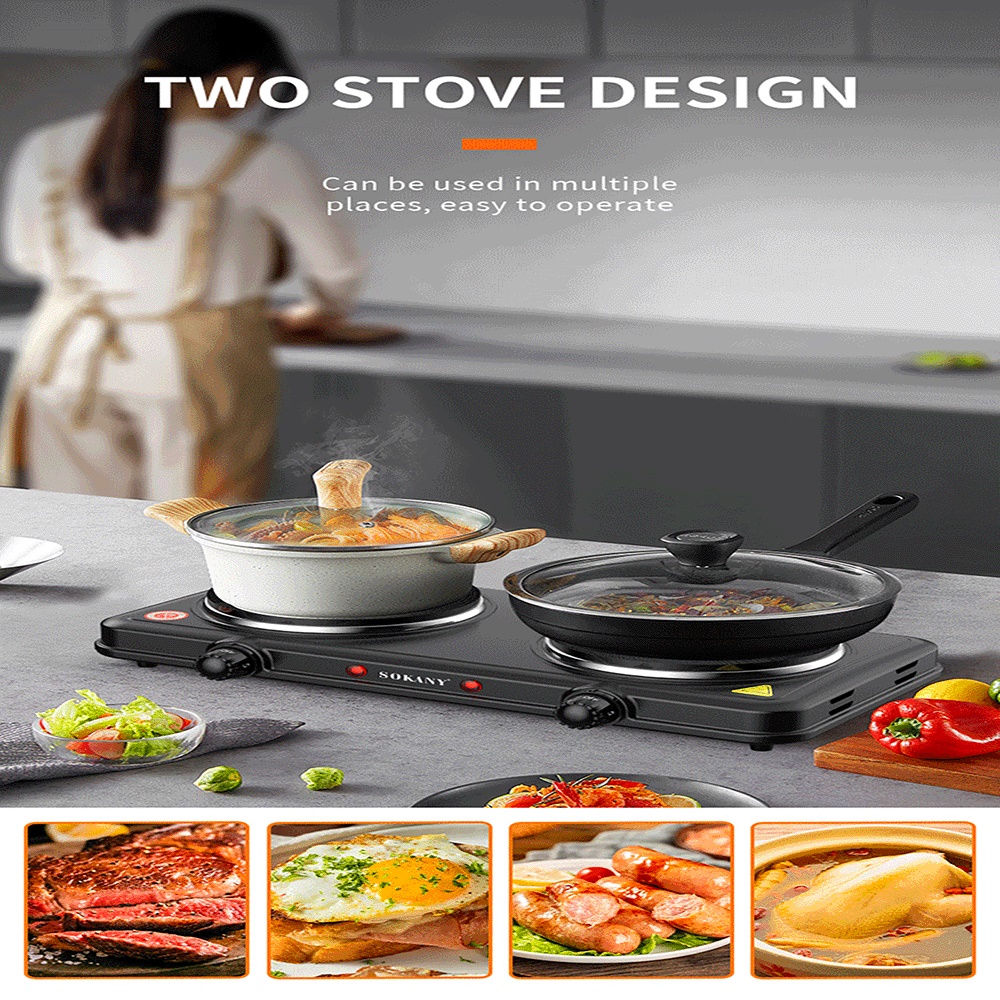 2000W High Power Dual Pot Elec - đánh giá và giá Hot Pot Portable Dual