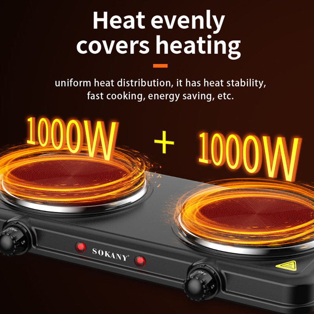 2000W High Power Dual Pot Elec - đánh giá và giá Hot Pot Portable Dual