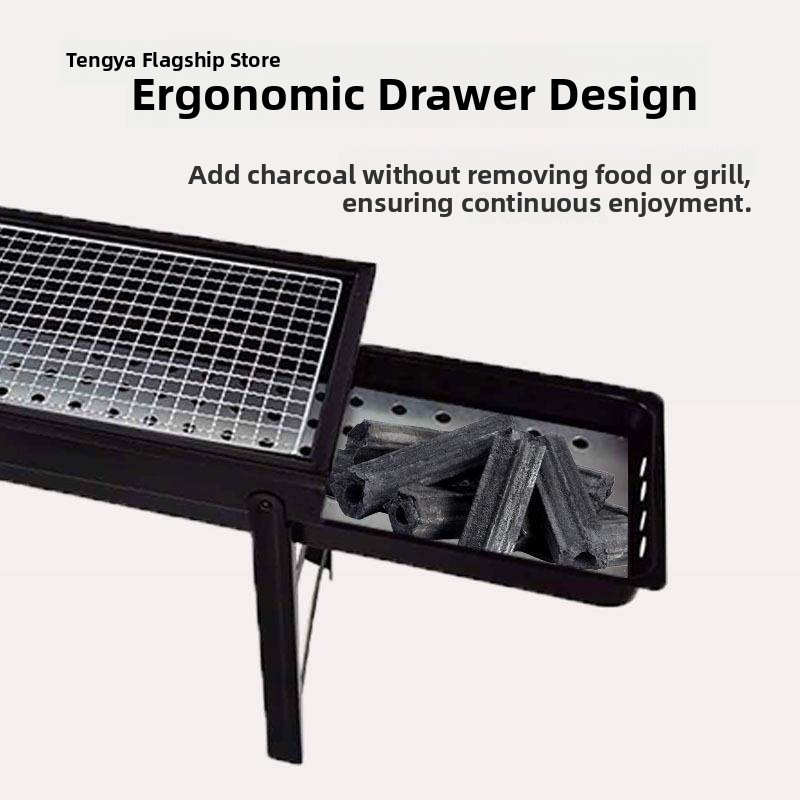 Thickened Portable Outdoor BBQ - đánh giá và giá Home Cooking Japanese