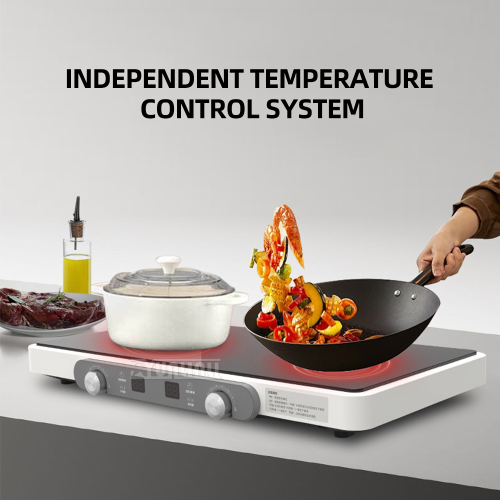 Double Kitchen Cooktop Househo - đánh giá và giá Hot Pot Portable Dual