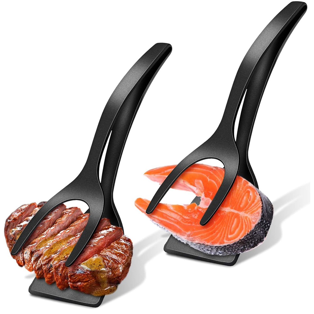 2 in 1 Grip Flip Spatula Clamp - đánh giá và giá Home Cooking Supplies