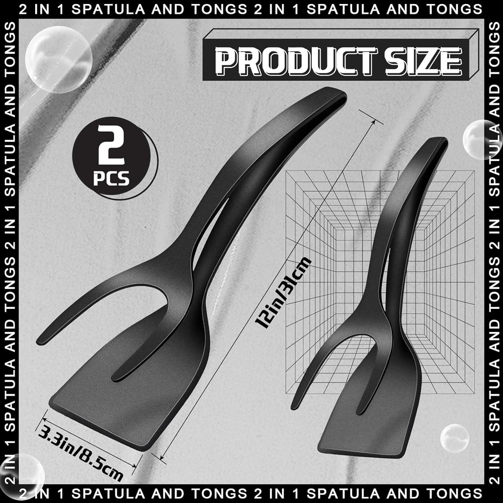 2 in 1 Grip Flip Spatula Clamp - đánh giá và giá Home Cooking Supplies