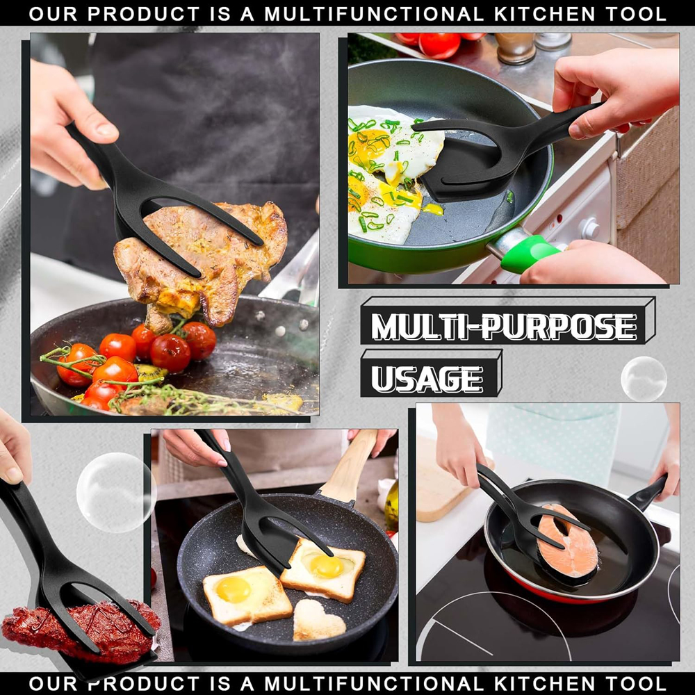 2 in 1 Grip Flip Spatula Clamp - đánh giá và giá Home Cooking Supplies