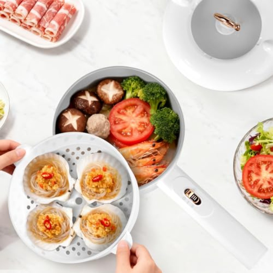 Electric Hot Pot 2L 700W Porta - đánh giá và giá Hot Pot Portable Dual