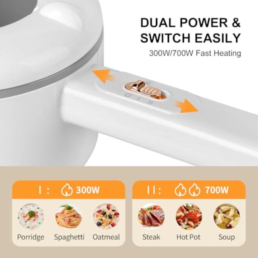 Electric Hot Pot 2L 700W Porta - đánh giá và giá Hot Pot Portable Dual