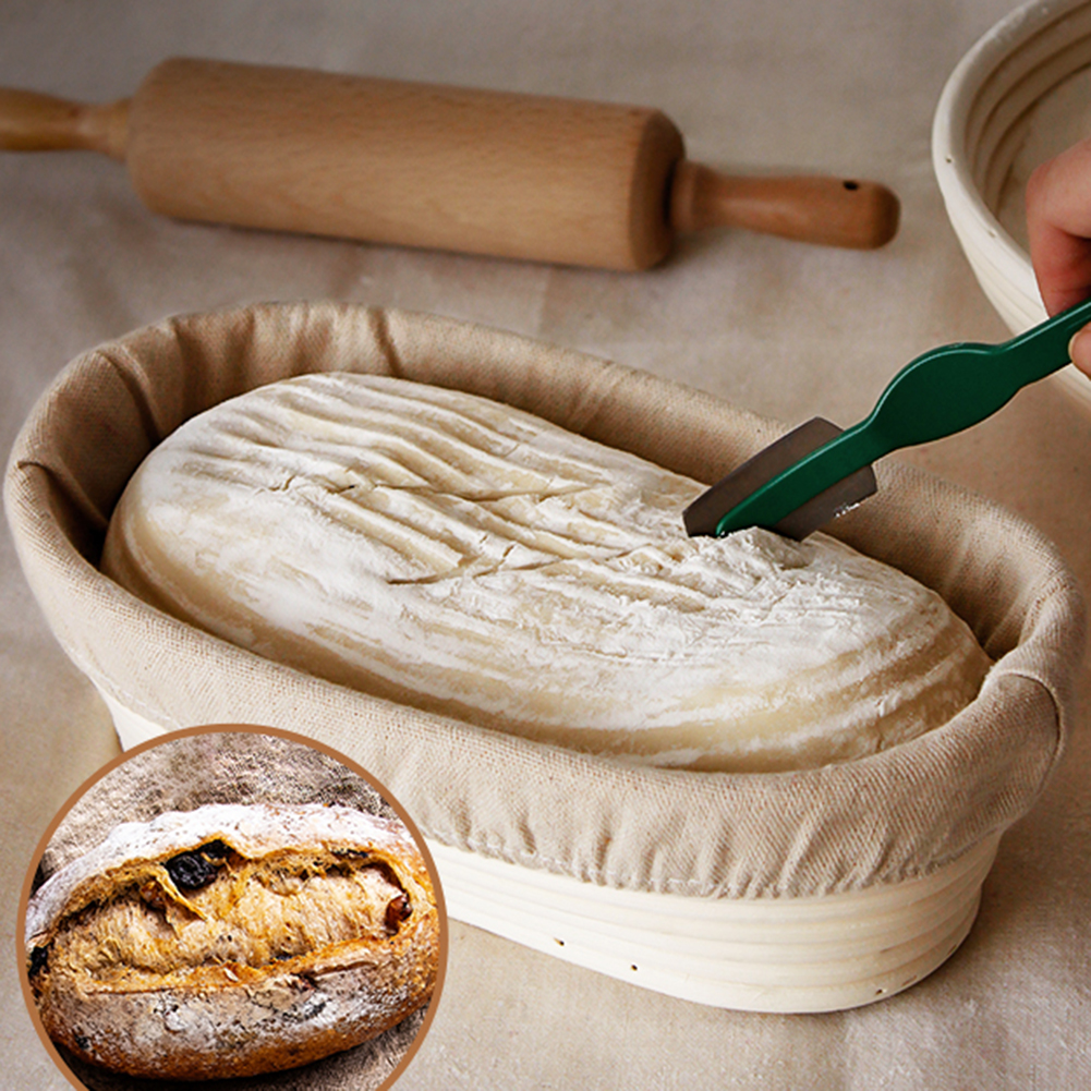 Oval Baking Tools Banneton Set - đánh giá và giá Paella Pan Steel