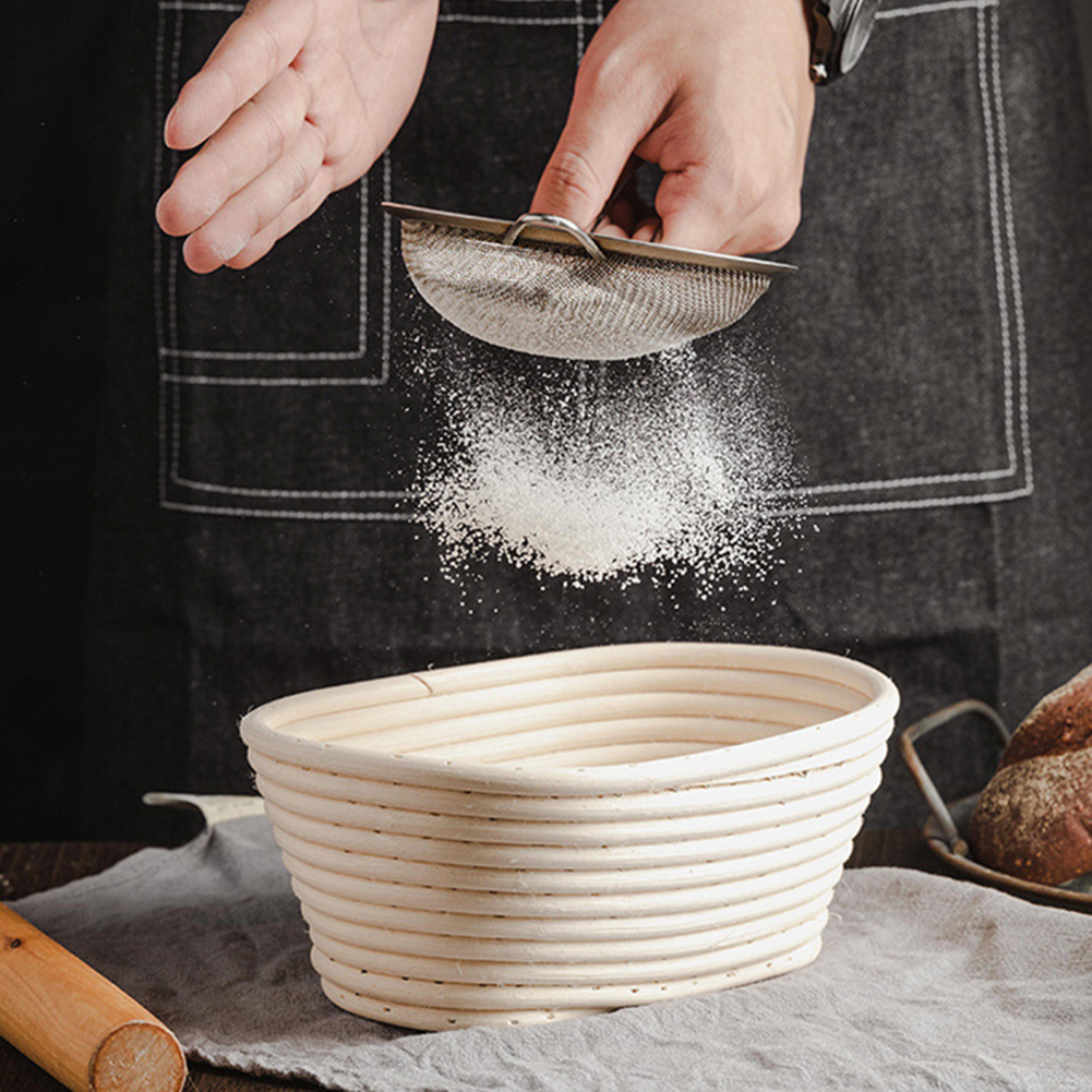 Oval Baking Tools Banneton Set - đánh giá và giá Paella Pan Steel