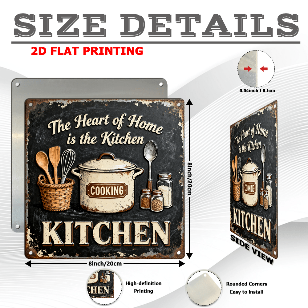 Vintage Metal Kitchen Wall Dec - đánh giá và giá Home Cooking Supplies