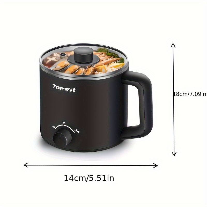 Electric Hot Pot, 50.72oz Port - đánh giá và giá Hot Pot Portable Dual