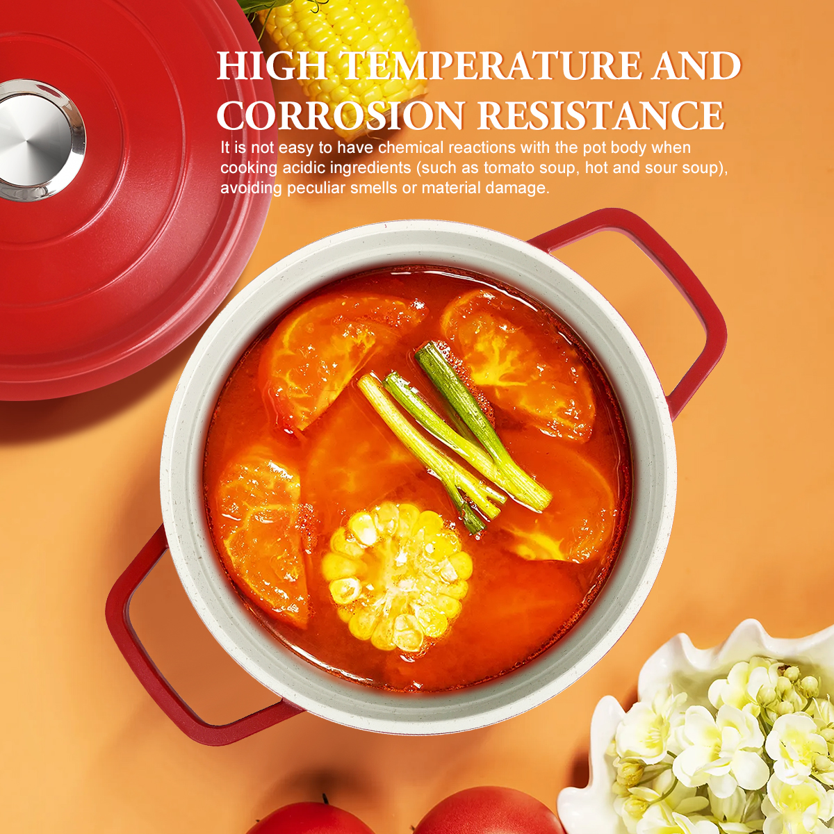 4L Large Capacity Lightweight  - đánh giá và giá Dutch Oven Enamel
