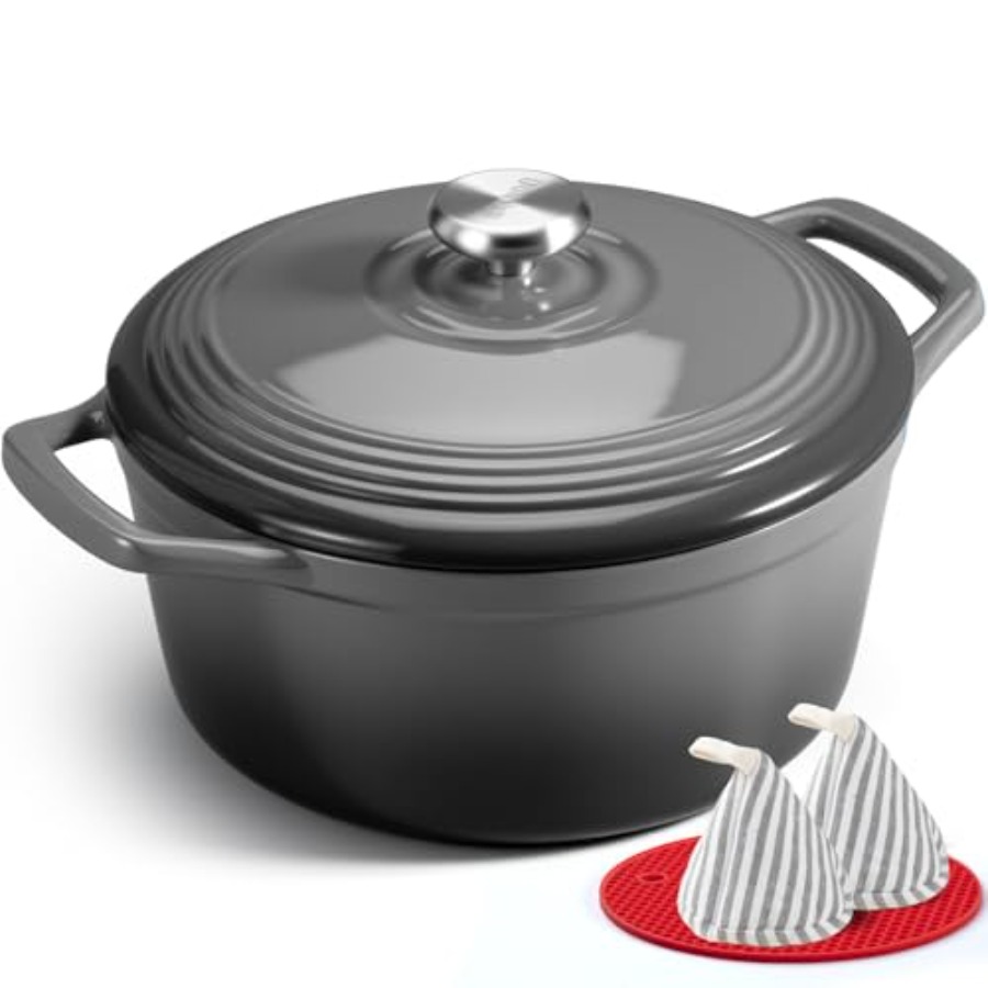 Enameled Cast Iron Dutch Oven  - đánh giá và giá Dutch Oven Enamel