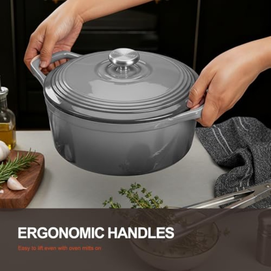 Enameled Cast Iron Dutch Oven  - đánh giá và giá Dutch Oven Enamel