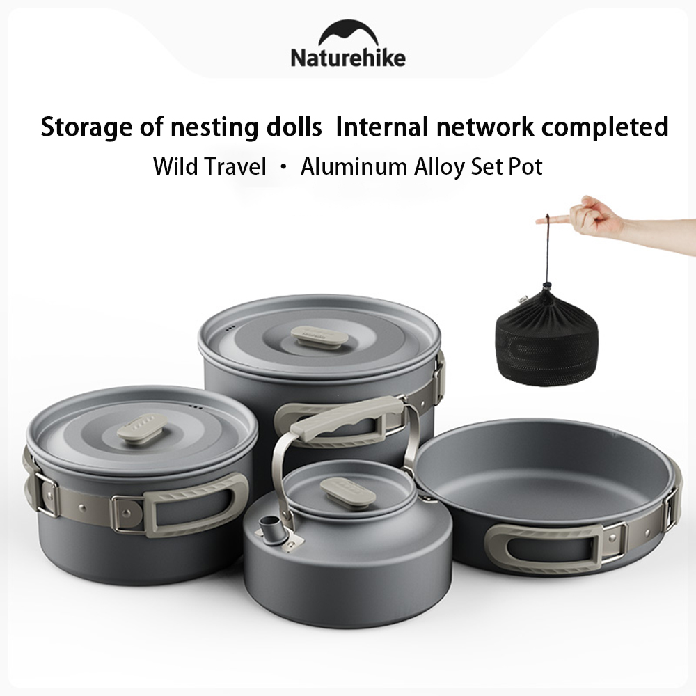 Naturehike Outdoor Pot Set,Cam - đánh giá và giá Paella Pan Steel