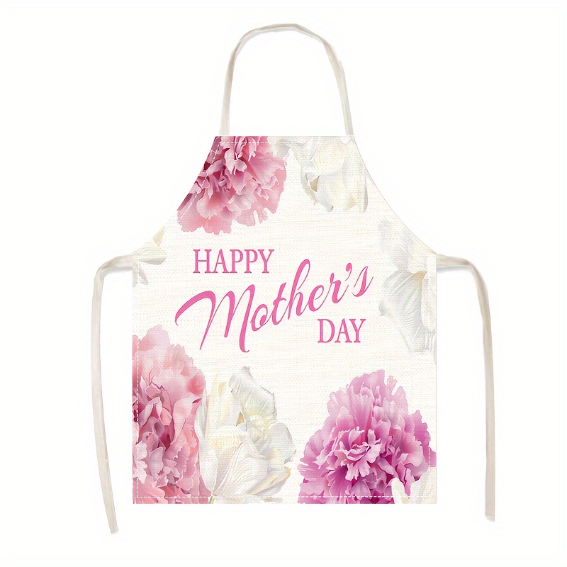 Linen Apron Happy Mothers Day  - đánh giá và giá Mom'S Home Cooking