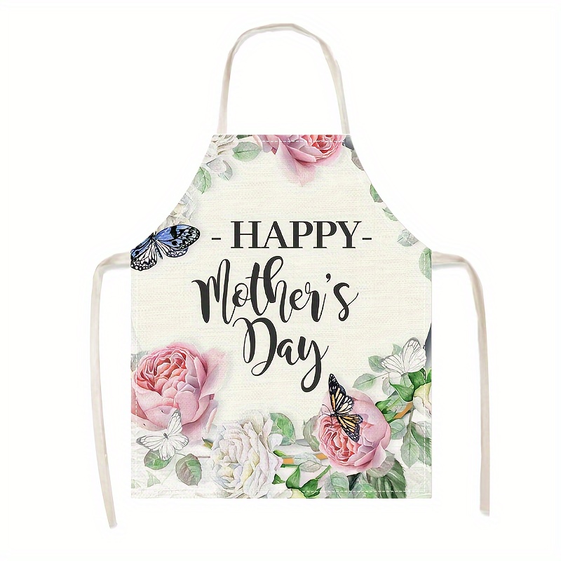 Linen Apron Happy Mothers Day  - đánh giá và giá Mom'S Home Cooking