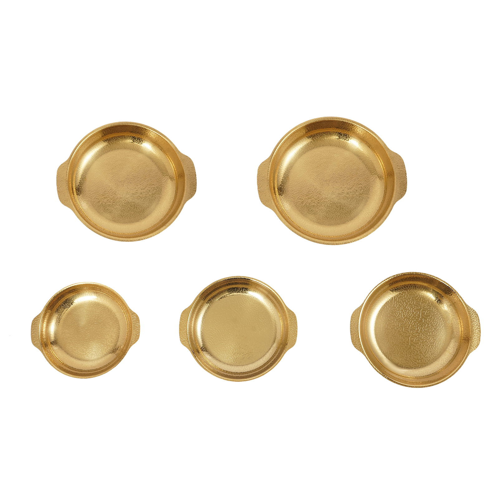 5 PCS Paella Pans Set, Gold Fo - đánh giá và giá Paella Pan Steel