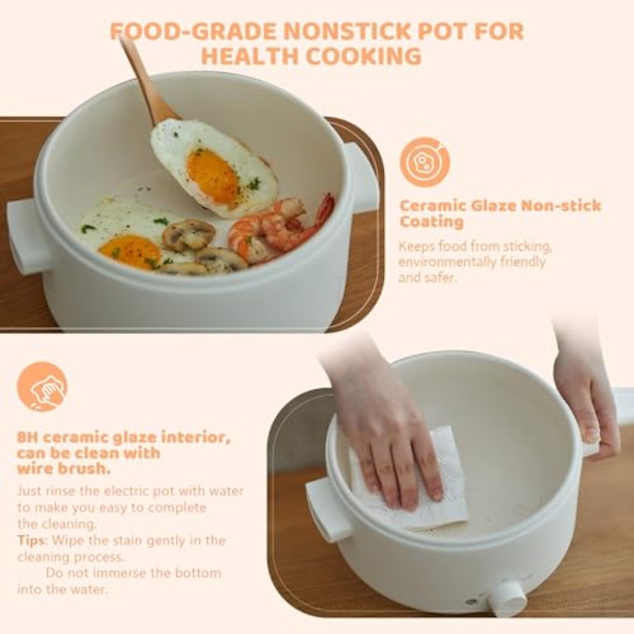 3L Portable Electric Hot Pot w - đánh giá và giá Hot Pot Portable Dual